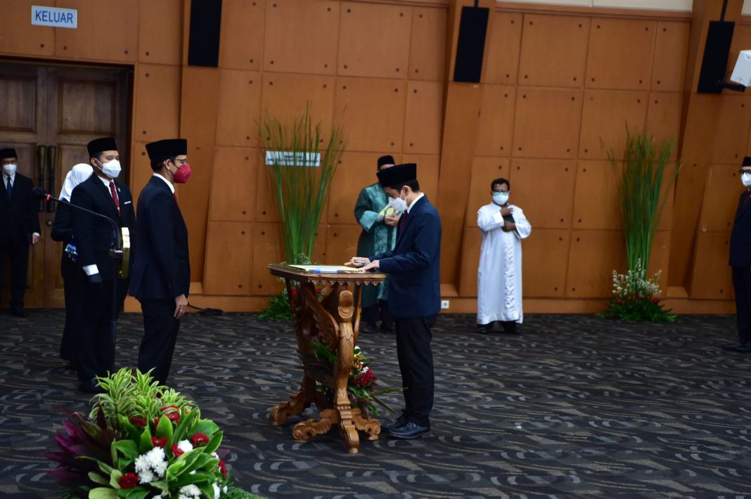 Mendikbudristek Lantik 7 Pejabat Tinggi Madya dan 2 Pemimpin Perguruan Tinggi, Dorong untuk Segera Bergerak Wujudkan Merdeka Belajar
