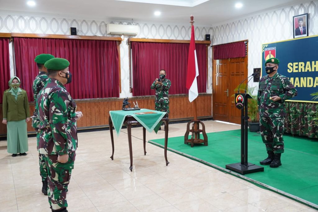 Danrem 071/Wijayakusuma Pimpin Serah Terima Jabatan Dandim 0712/Tegal