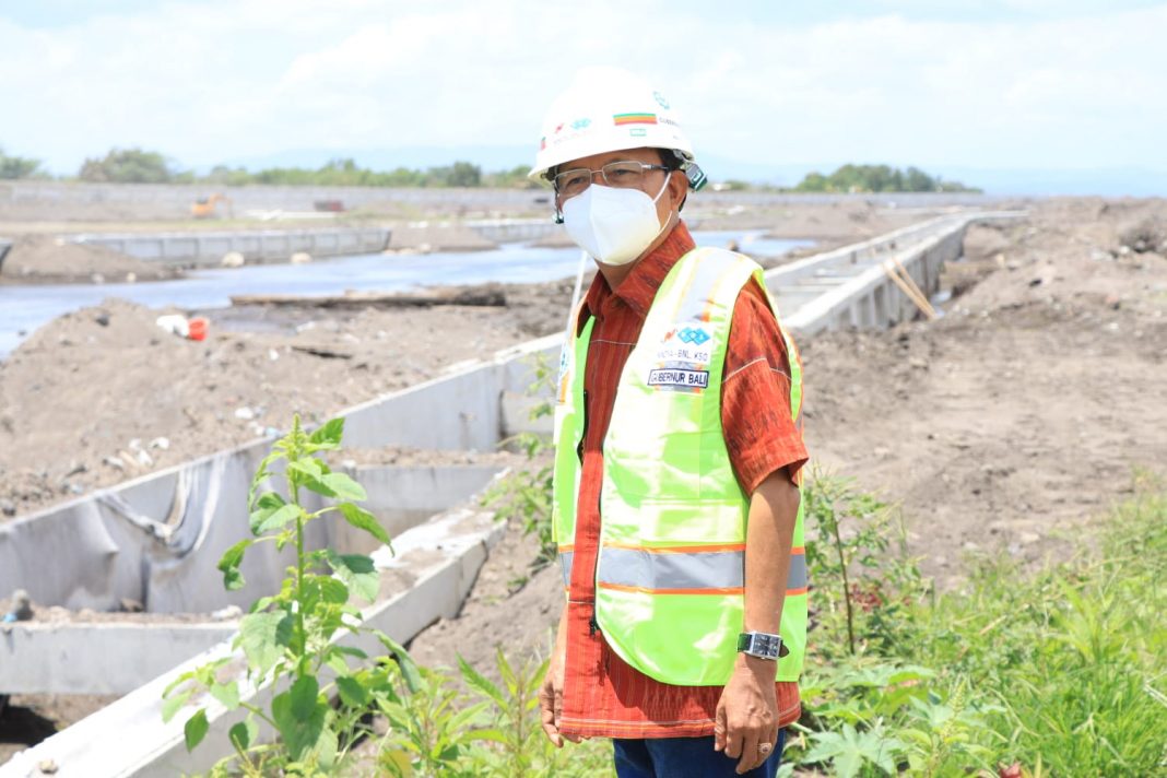 Gubernur Koster Optimis Pembangunan Sungai Buatan Tukad Unda Selesai Lebih Cepat Dari Target