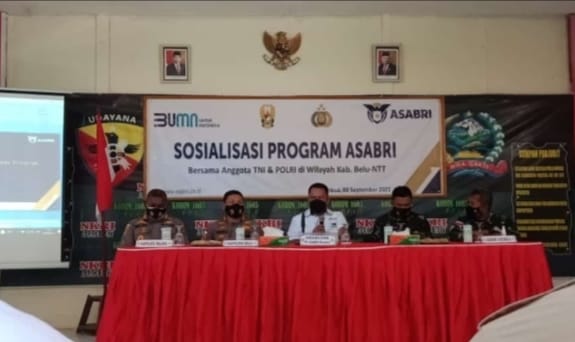 Komisaris Utama ASABRI Temui Anggota TNI-POLRI di Perbatasan RI-RDTL