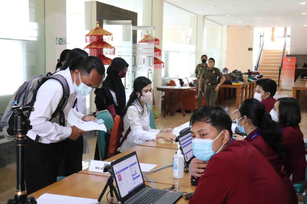 104 Orang Absen Pada Hari Pertama SKD CPNS Buleleng Tahun 2021