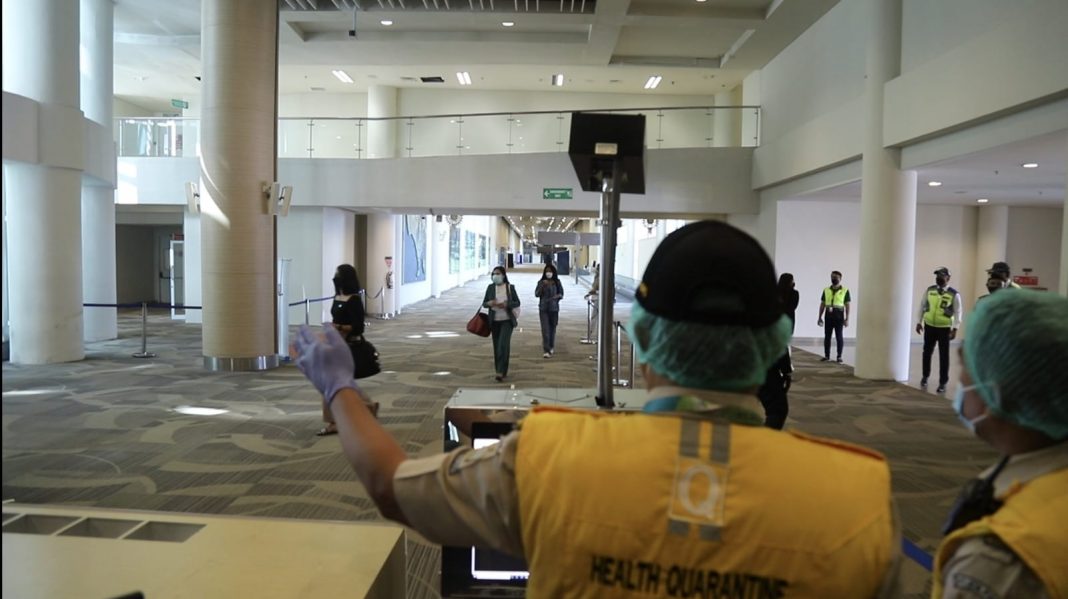 Bandara Ngurah Rai Simulasi Mulai Ukur Suhu Badan Hingga Dijemput ke Karantina