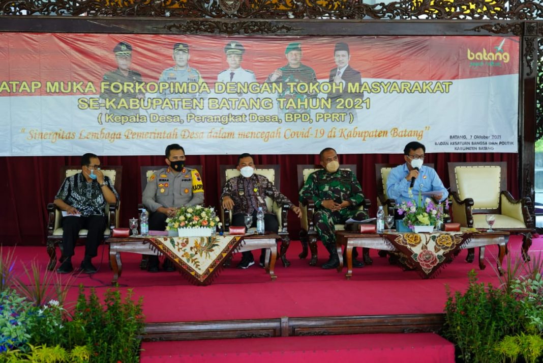 Kapolres Batang Minta Tokoh Masyarakat Jadi Duta Vaksin