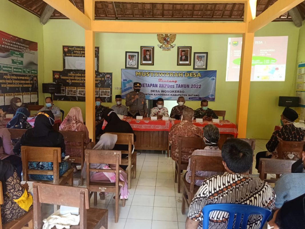 Danramil dan Wakapolsek Tulis Ajak Warga Tetap Patuhi Prokes