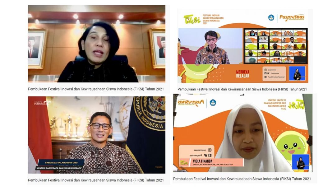 Festival Inovasi dan Kewirausahaan Siswa Indonesia (FIKSI) 2021 Resmi Dibuka