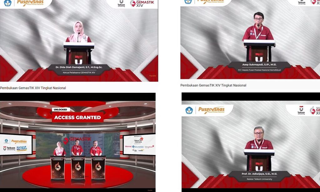 Tingkatkan Literasi Digital Anak Muda, Kemendikbudristek dan Universitas Telkom Gelar GEMASTIK XIV