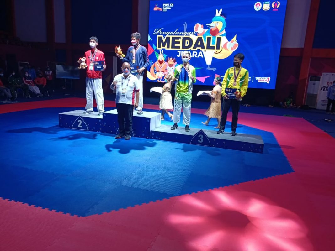 Hari Ketiga Cabor Taekwondo PON XX Papua, Jabar Puncaki Klasemen Sementara Perolehan Medali