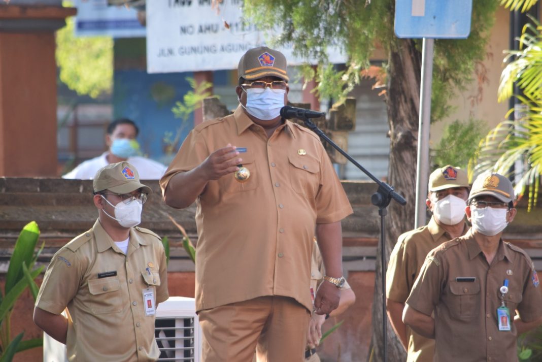 Meskipun Kondisi Pandemi Bupati Suradnyana Minta PNS Jaga Integritas