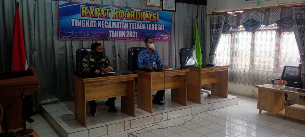 Ini Pesan Danramil 1003-01/Telaga Langsat Saat Rapat Koordinasi Tingkat Kecamatan Telaga Langsat