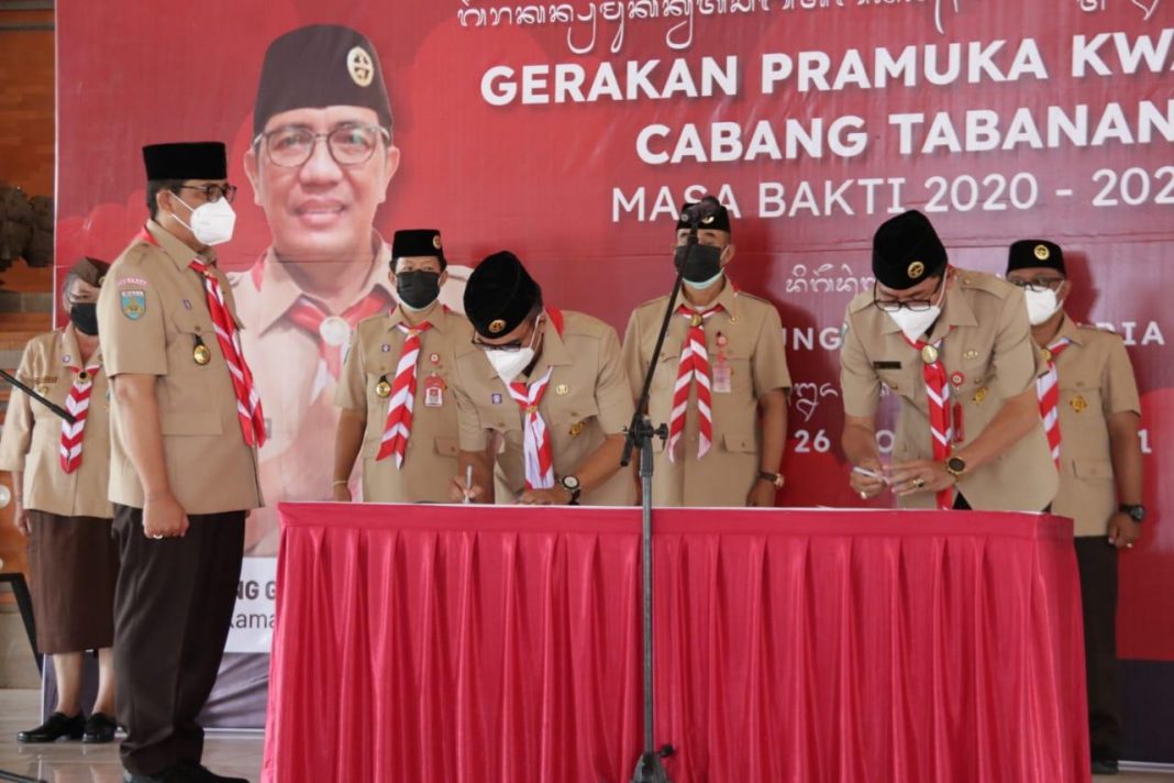 Bupati Tabanan : Jadikan Pramuka Sebagai Spirit Untuk Berbakti Tiada Henti