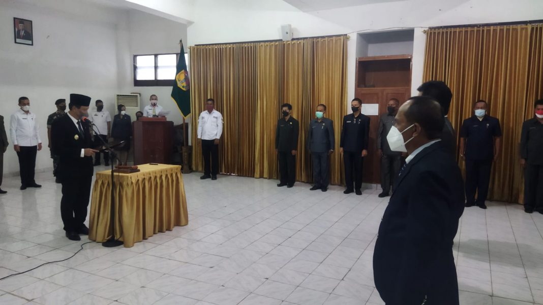 Kons Ando, Ansila Mutty, Ans Lopez dan Jovi Loy Dilantik Jadi Eselon II Lingkup Pemkab Belu