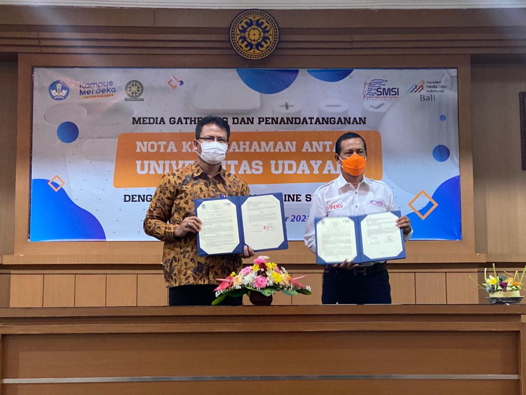 Jalin Sinergitas, Unud Teken MoU dengan Asosiasi Media Online