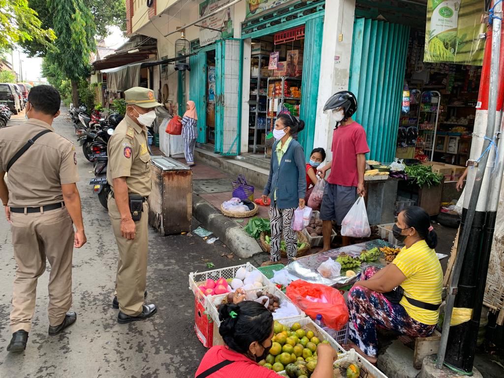 Gelar Operasi Yustisi, Aktivitas di Pasar Buleleng Nihil Pelanggaran Prokes