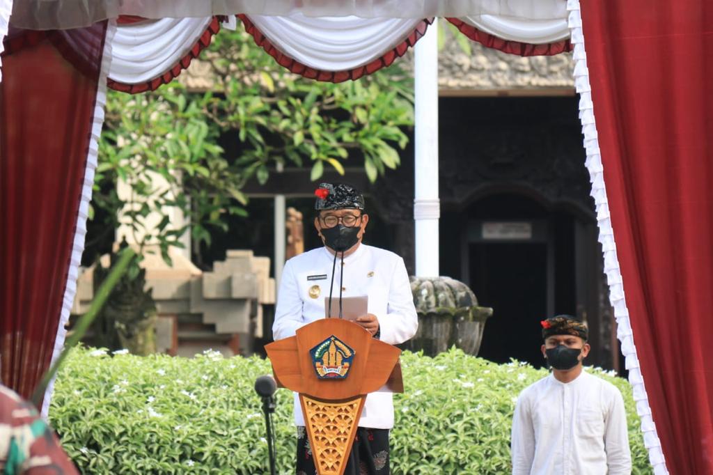 Wagub Cok Ace Pimpin Upacara Peringatan Hari Bela Negara di Provinsi Bali