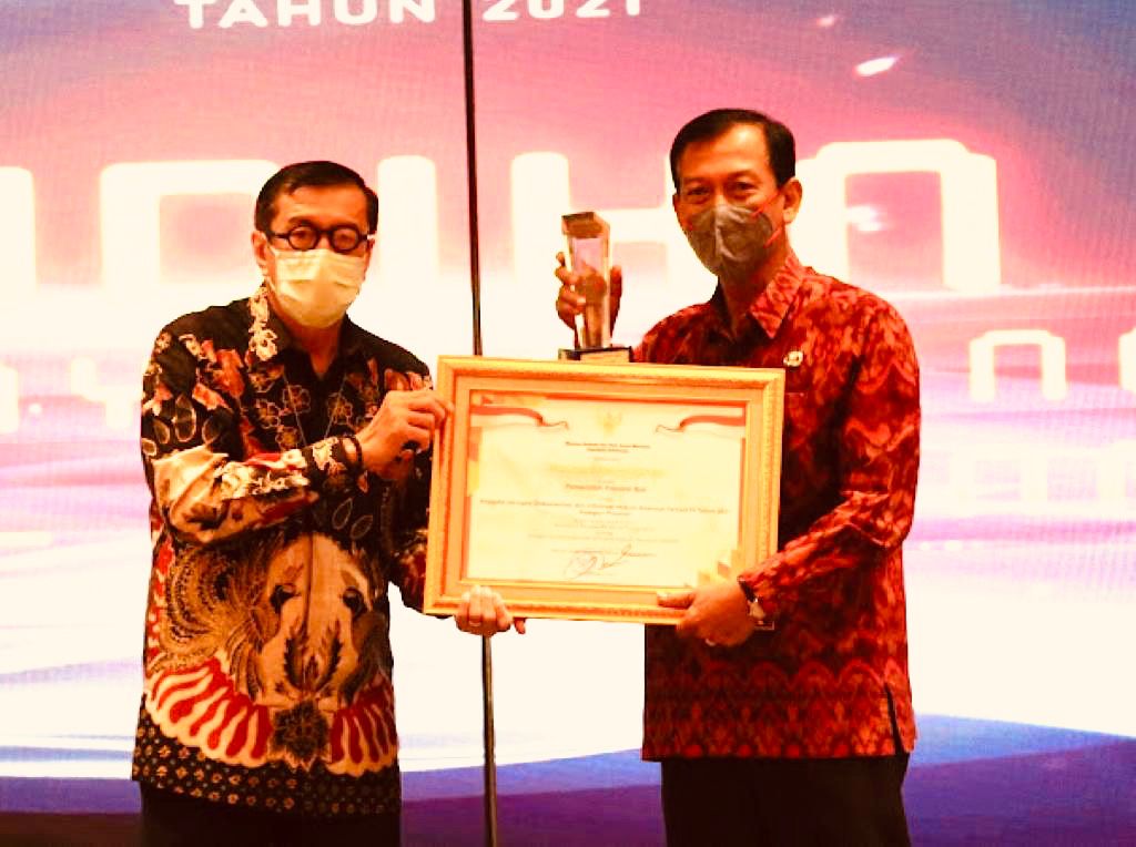 Pemprov Bali Raih Predikat Terbaik IV Pengelola JDIHN