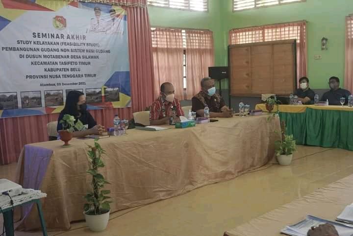 Wabup Belu Buka Seminar Akhir Studi Kelayakan Pembangunan Gudang Non Sistim Resi Gudang