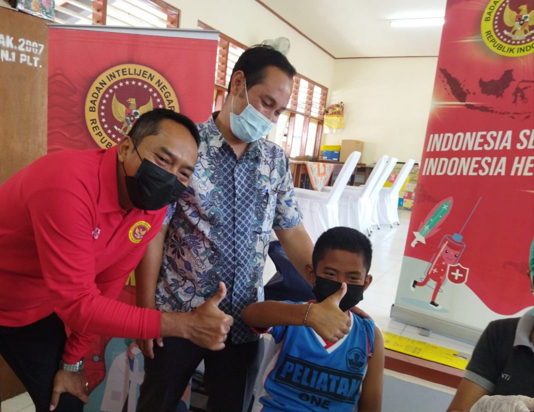 BIN Daerah Bali Geber Vaksinasi Anak di Ubud Bali
