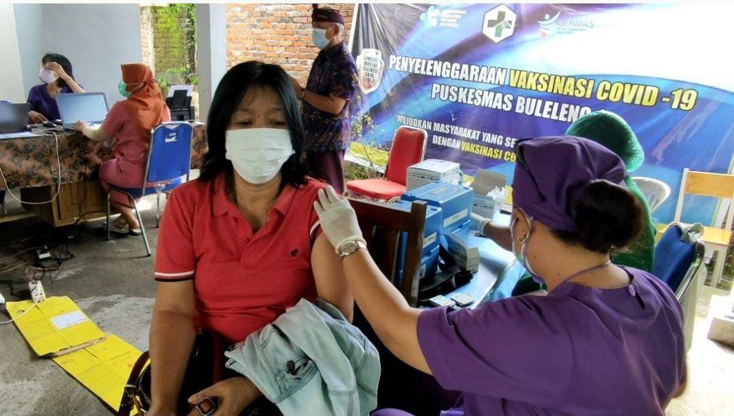 Vaksinasi Booster, Puskesmas Buleleng I Siapkan 300 Dosis/Hari