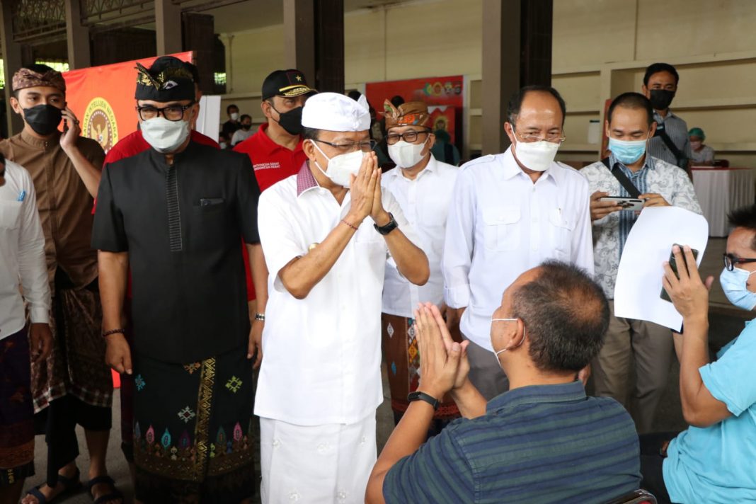 Diinisiasi BIN, Bali Kick Of Vaksin Boster 500 Warga