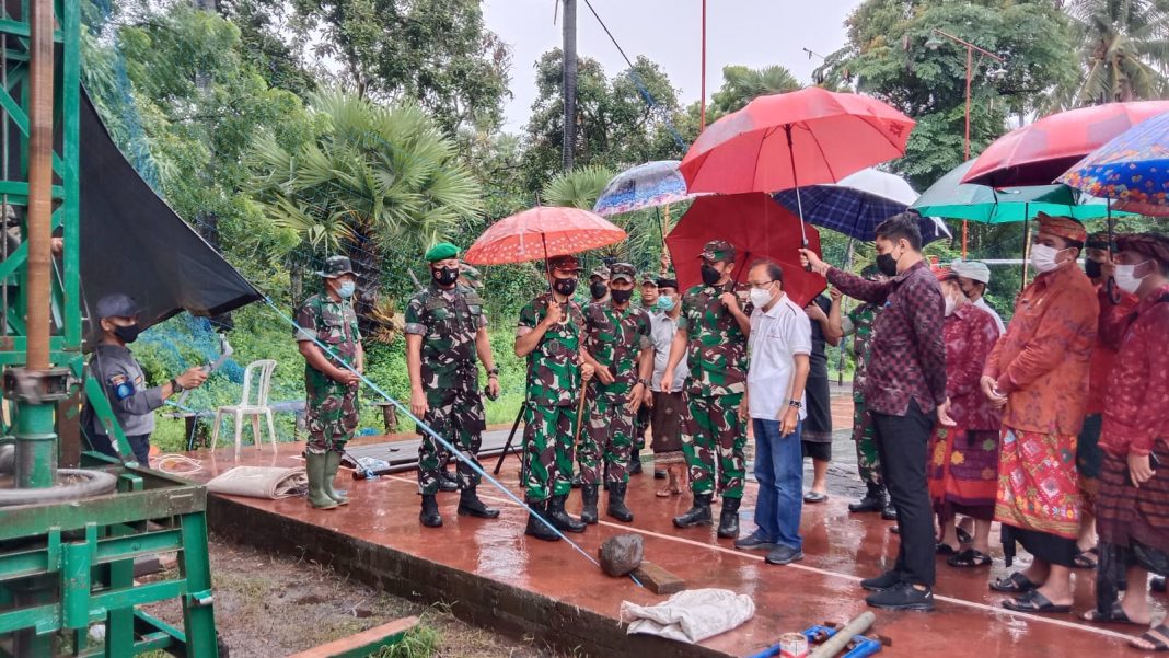 Jenderal Air Bangun Pompa Hidran di Desa Tianyar Karangasem
