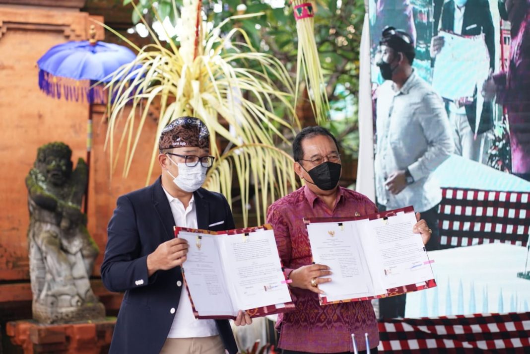 Bali-Jabar Teken Kerjasama Pengembangan Potensi Daerah dan Layanan Publik