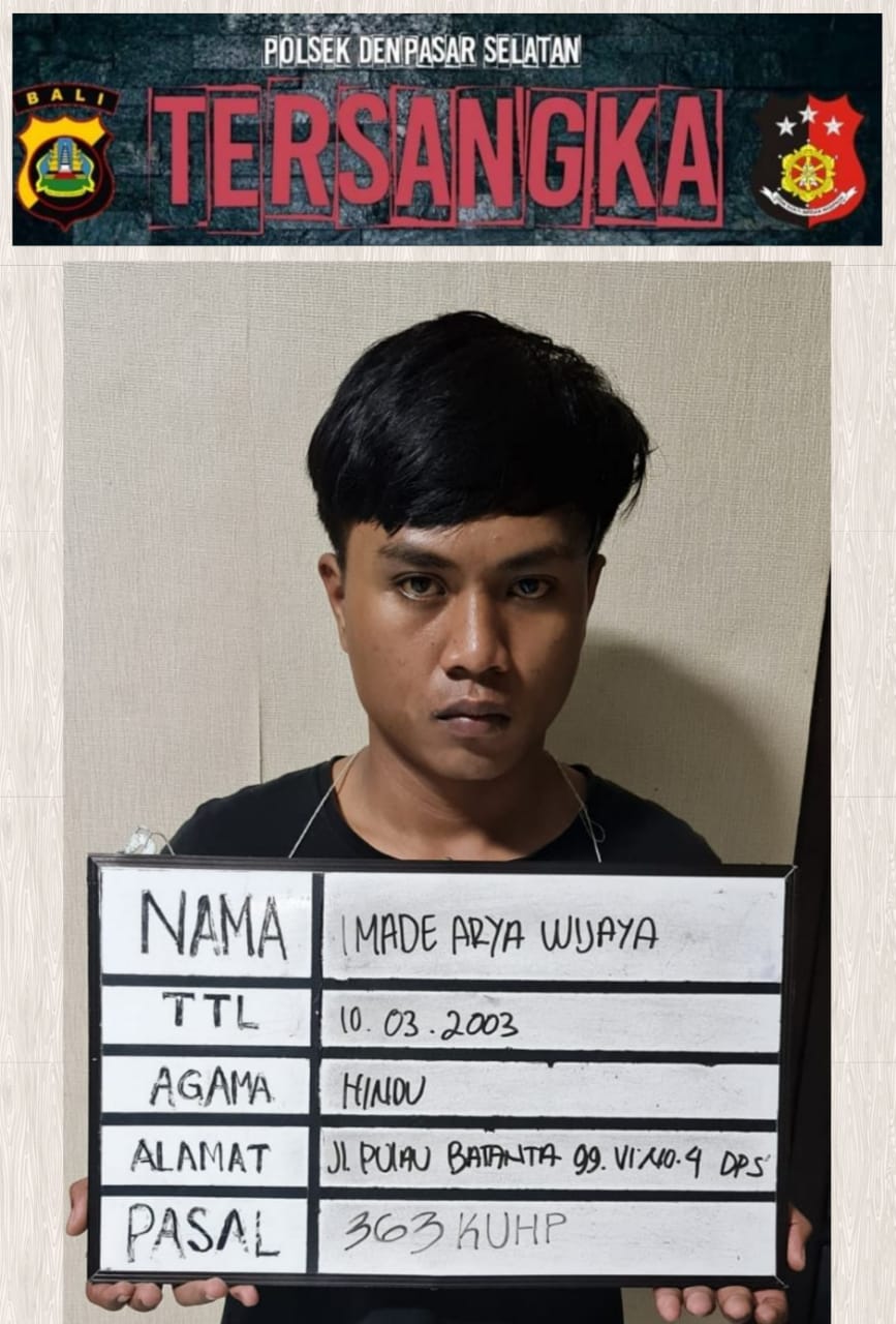 Nekat!, Pelajar di Denpasar Curi Motor