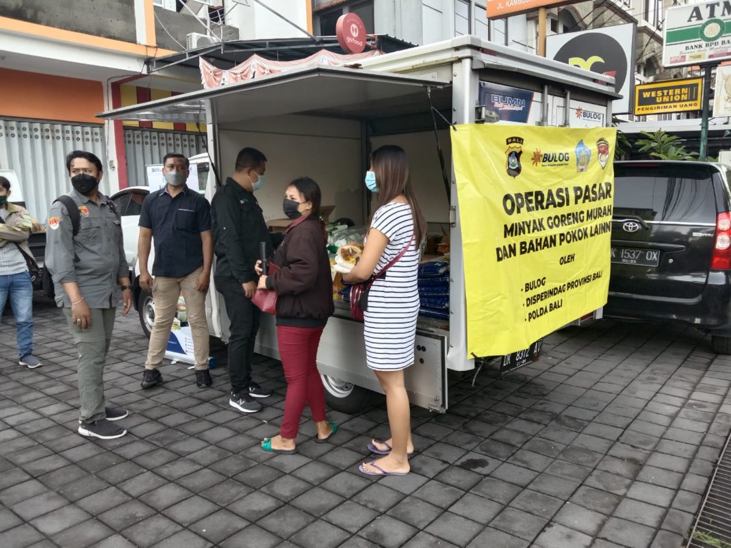Migor Mahal, Polda Bali Gandeng Bulog Gelar Operasi Pasar