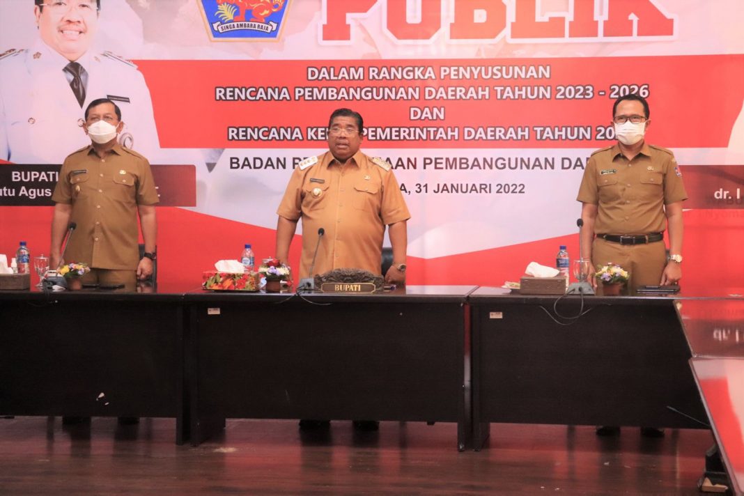 Bupati Buleleng Minta SKPD Ciptakan Program Peningkatan Perekonomian Masyarakat