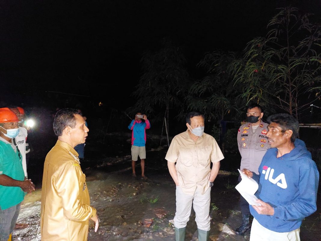 Bupati Belu Pantau Lokasi Terkena Luapan Banjir