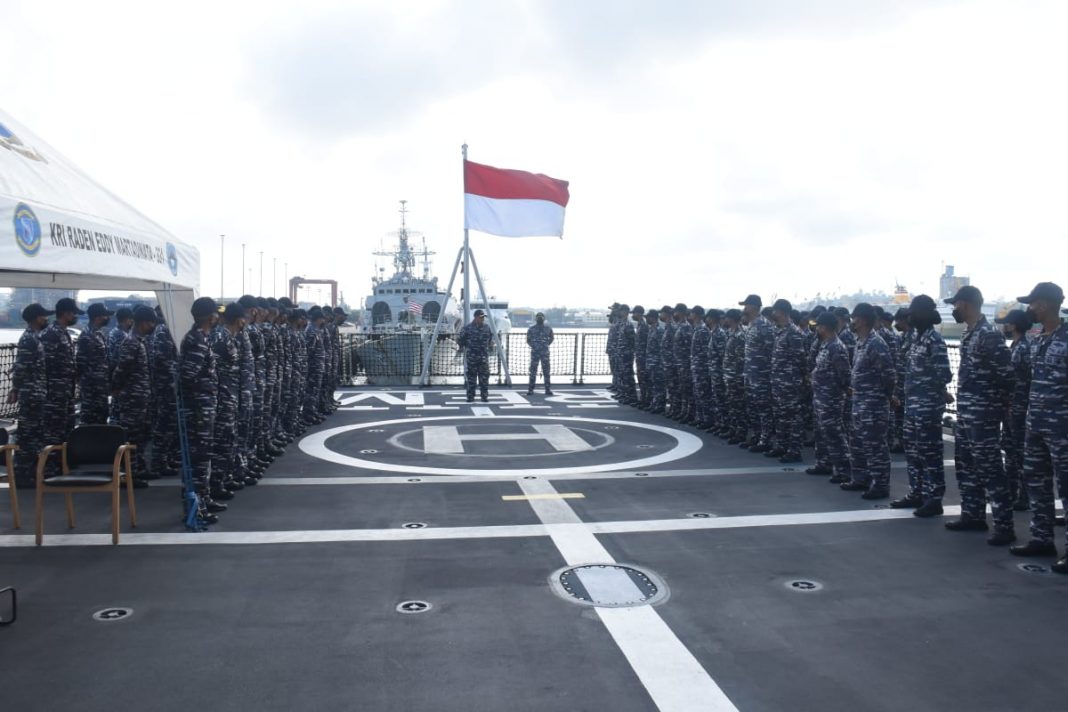KRI RE Martadinata-331 Berangkat Latihan Multilateral di India