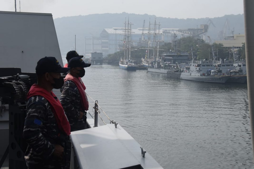 Latihan Bersama Antar Negara, TNI AL Kerahkan KRI R.E. Martadinata-331 Menuju India