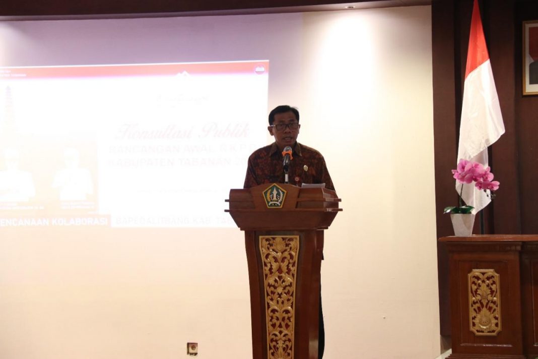 Pemkab Tabanan Membuka Konsultasi Publik RKPD Kabupaten Tabanan Tahun 2023 Secara Resmi