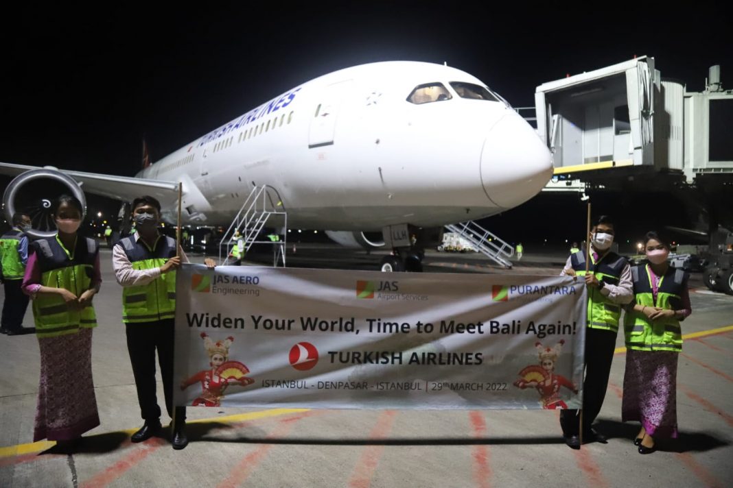 Penerbangan Rute Istanbul-Denpasar Resmi Dibuka oleh Turkish Airline