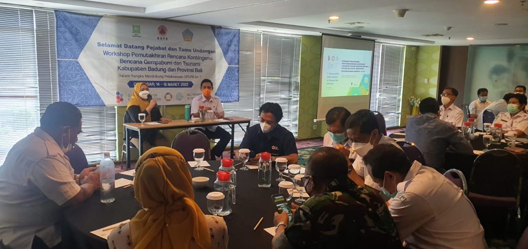 Pemprov Bali Bersama BNPB Gelar Pemutakhiran Rekon Gempa dan Tsunami Jelang GPDRR 2022
