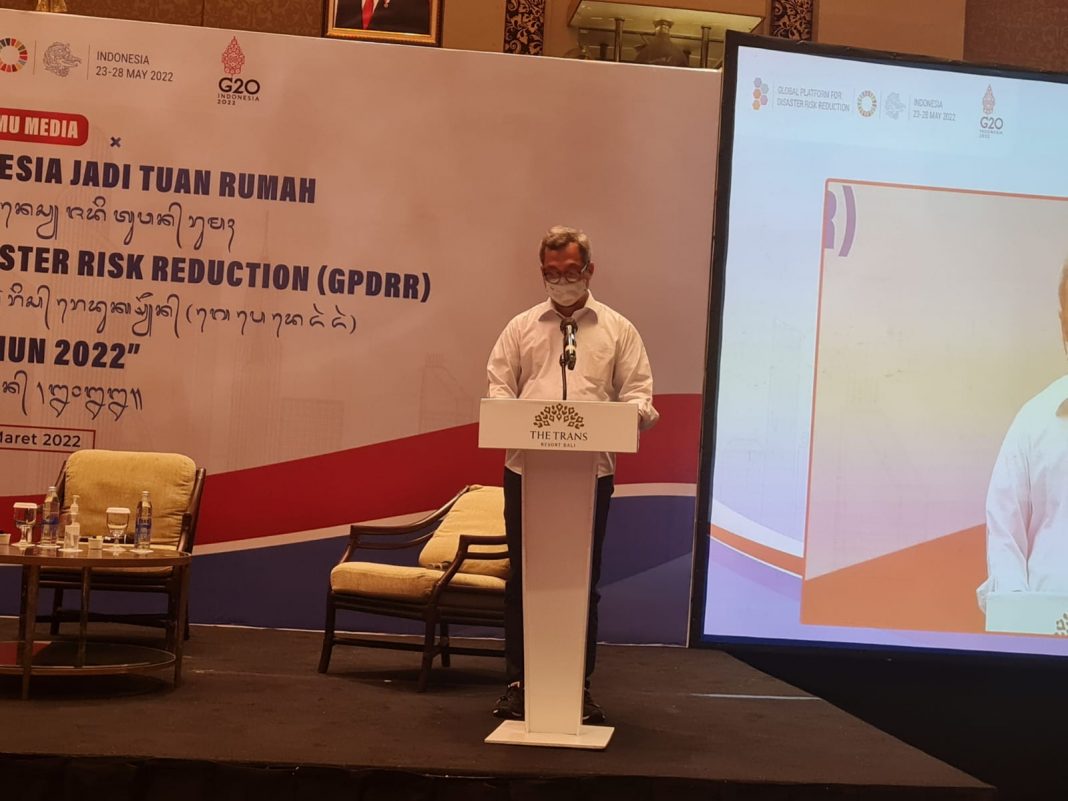 Usman Kansong Ingatkan Jangan Sampai GPDRR Tenggelam karena KTT G-20