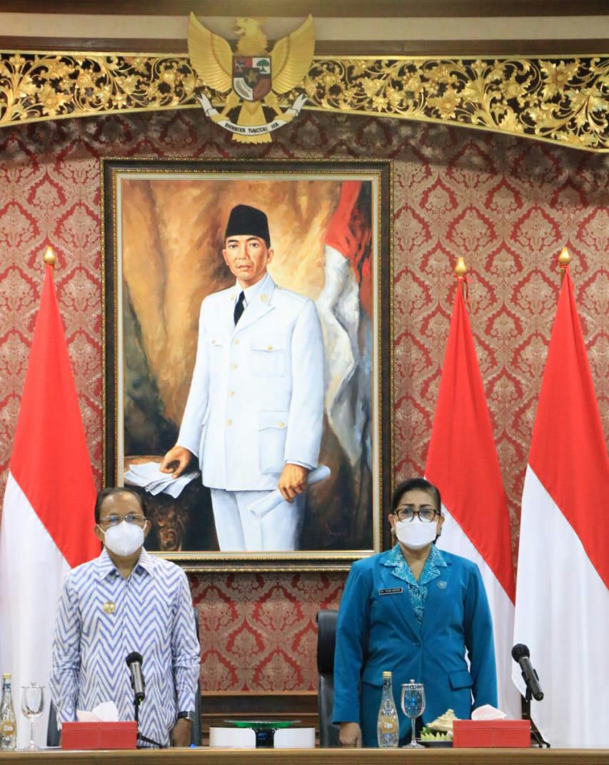 Gubernur Bali, Wayan Koster Hadiri Peringatan HKG PKK ke-50 Tingkat Provinsi Bali Tahun 2022