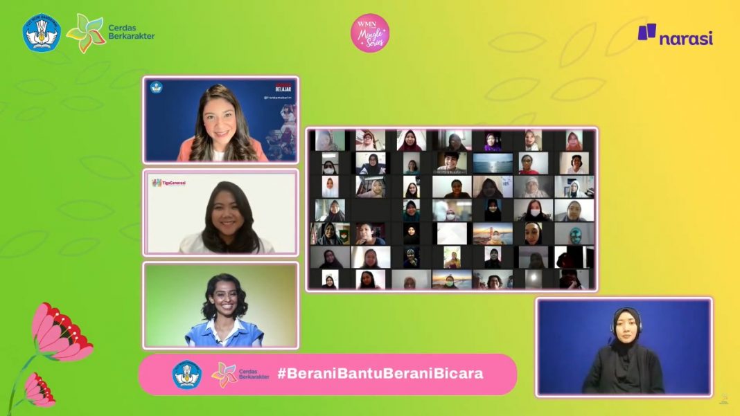 Kemendikbudristek Ajak Perempuan untuk #BeraniBantuBeraniBicara