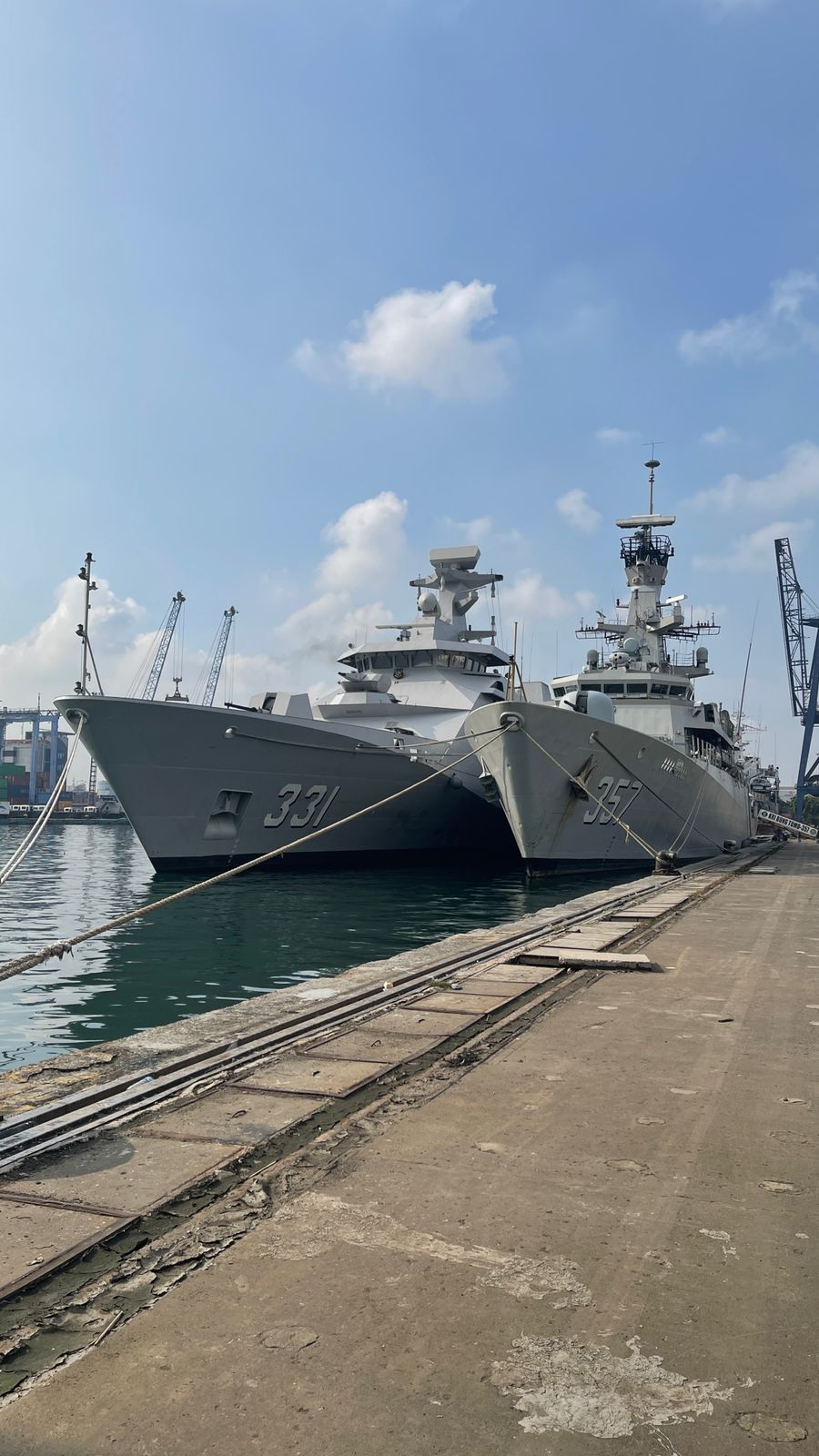 Menjadi Delegasi TNI AL Multilateral Naval Exercise Milan-2022, KRI R.E. Martadinata-331 Tiba Kembali di Tanah Air