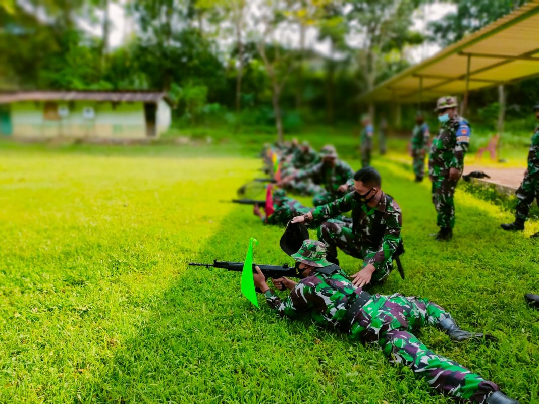 Jaga Kemampuan Prajurit, Kodim 0705/Magelang Slenggarakan Latihan Menembak