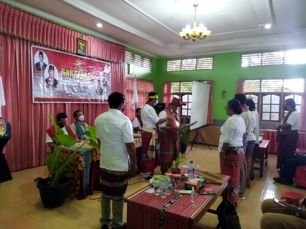 Esthon Foenay Lantik Pengurus DPC dan PAC Partai Gerindra Belu. Ini Daftar Lengkapnya!