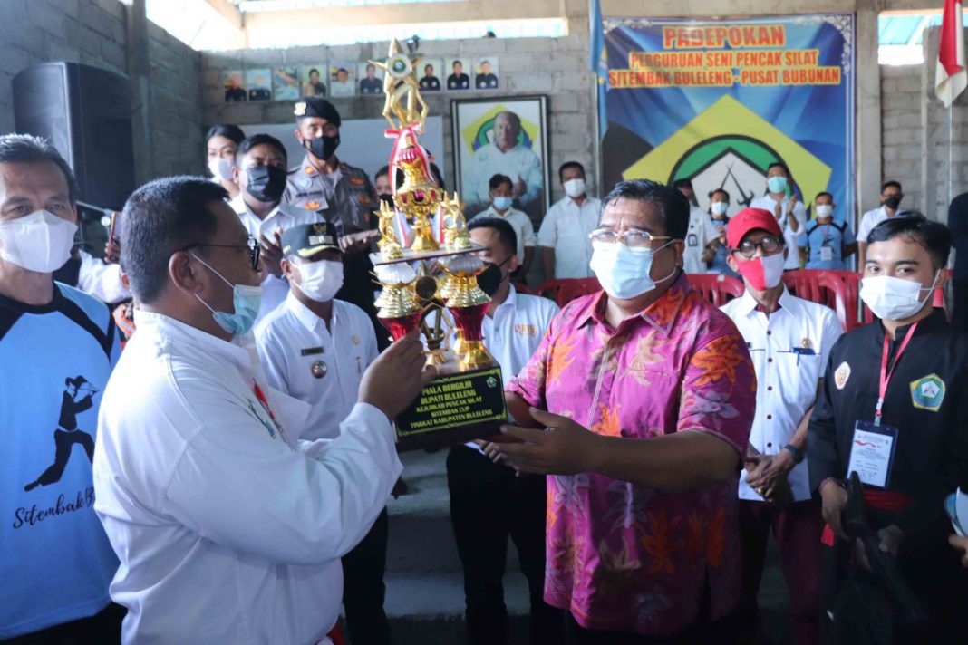 Bupati Buleleng Buka Kejurkab Pencak Silat Sitembak Cup XII Tahun 2022
