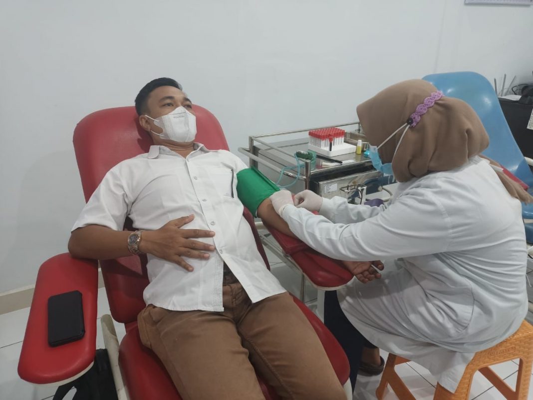 Serangkaian HPN, PWI Buleleng Gelar Aksi Donor Darah