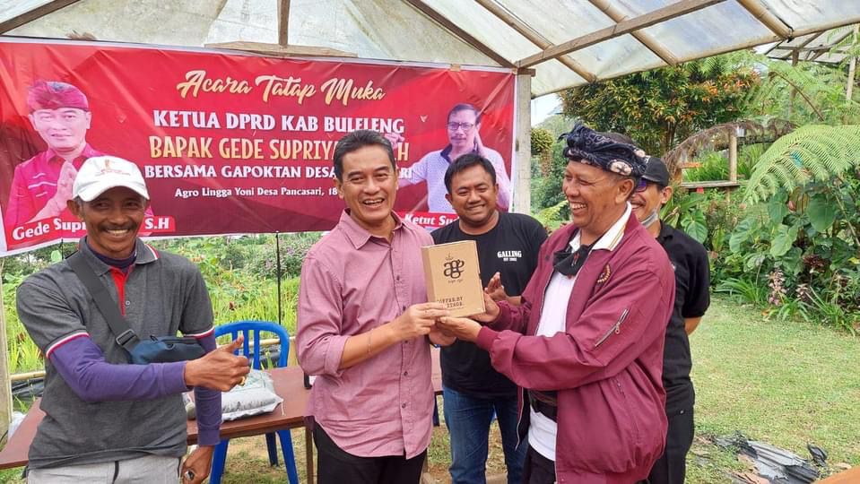 Ketua Dewan Serap Aspirasi Gapoktan di Desa Pancasari