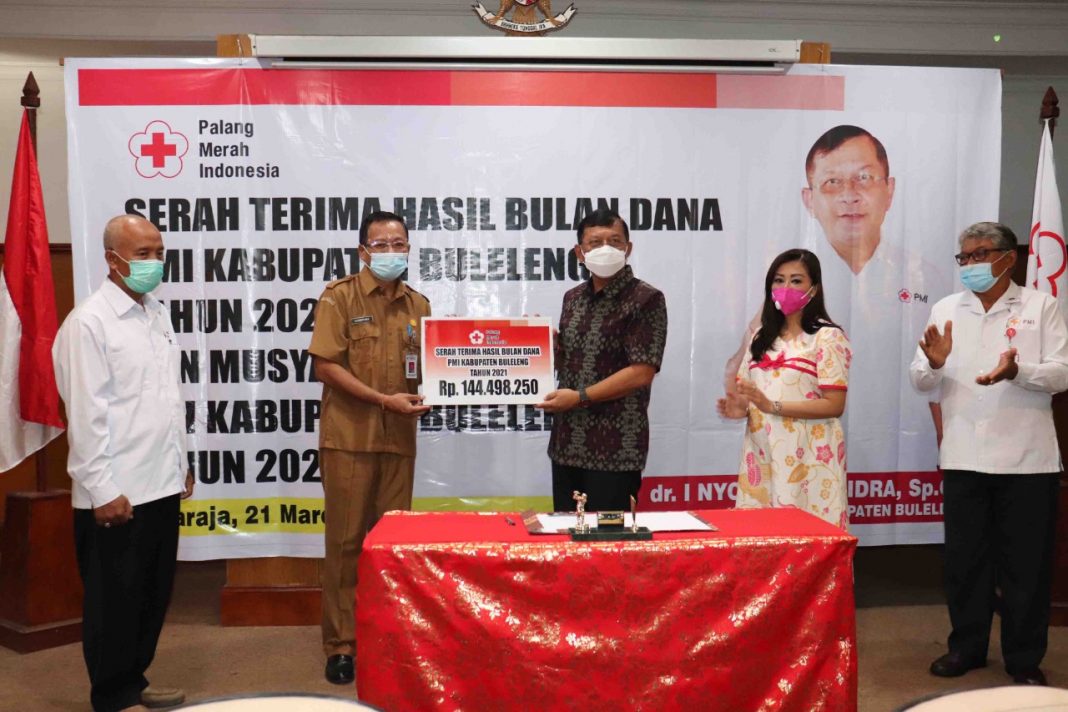 PMI Buleleng Prioritaskan Hasil Bulan Dana Tahun 2021 Untuk Penanggulangan Bencana