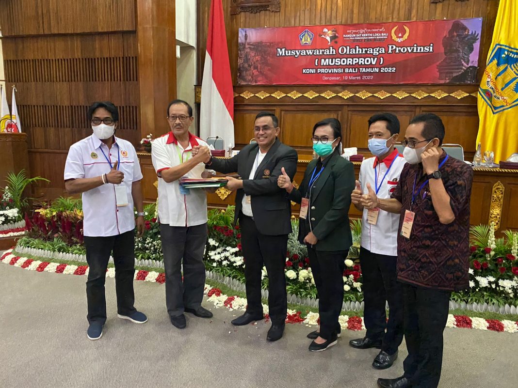 Gusti Ngurah Oka Darmawan Resmi Jabat Ketum KONI Bali