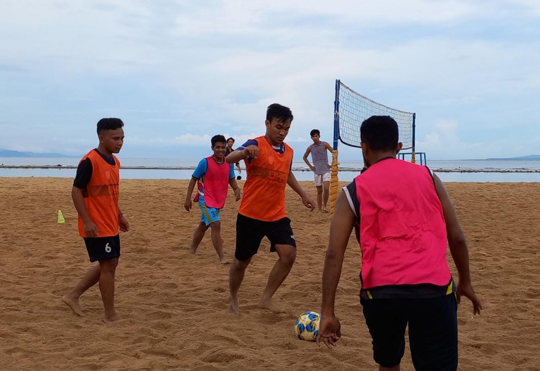 Persiapan Pendek, Tim Beachsoccer NTT Langsung Bersua Tim Kuat Bali A di PBPI 2022
