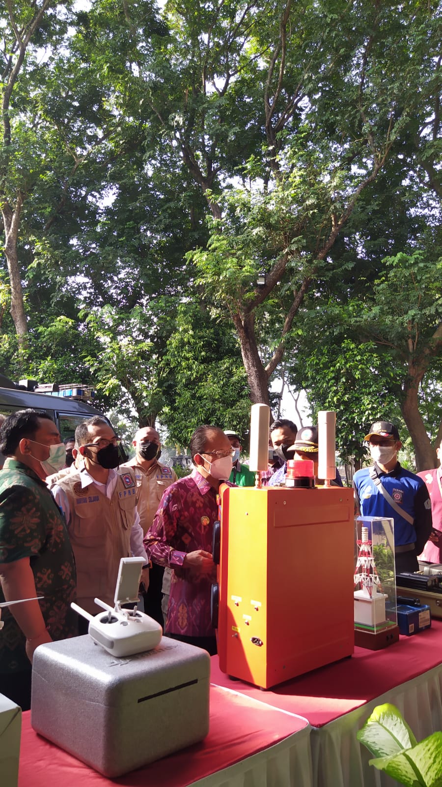 Bali Inovasi Sirine Evakuasi Tsunami Portable