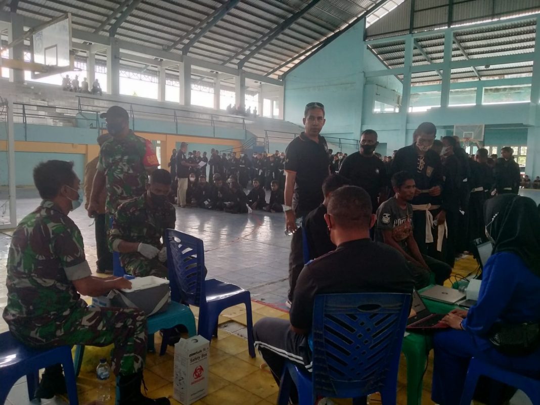 Sambut 1 Abad Pembentukan, PSHT Belu Gelar Vaksinasi Massal