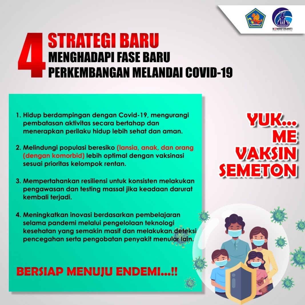 Satgas Covid-19 Siapkan 4 Strategi Hadapi Fase Baru Pandemi