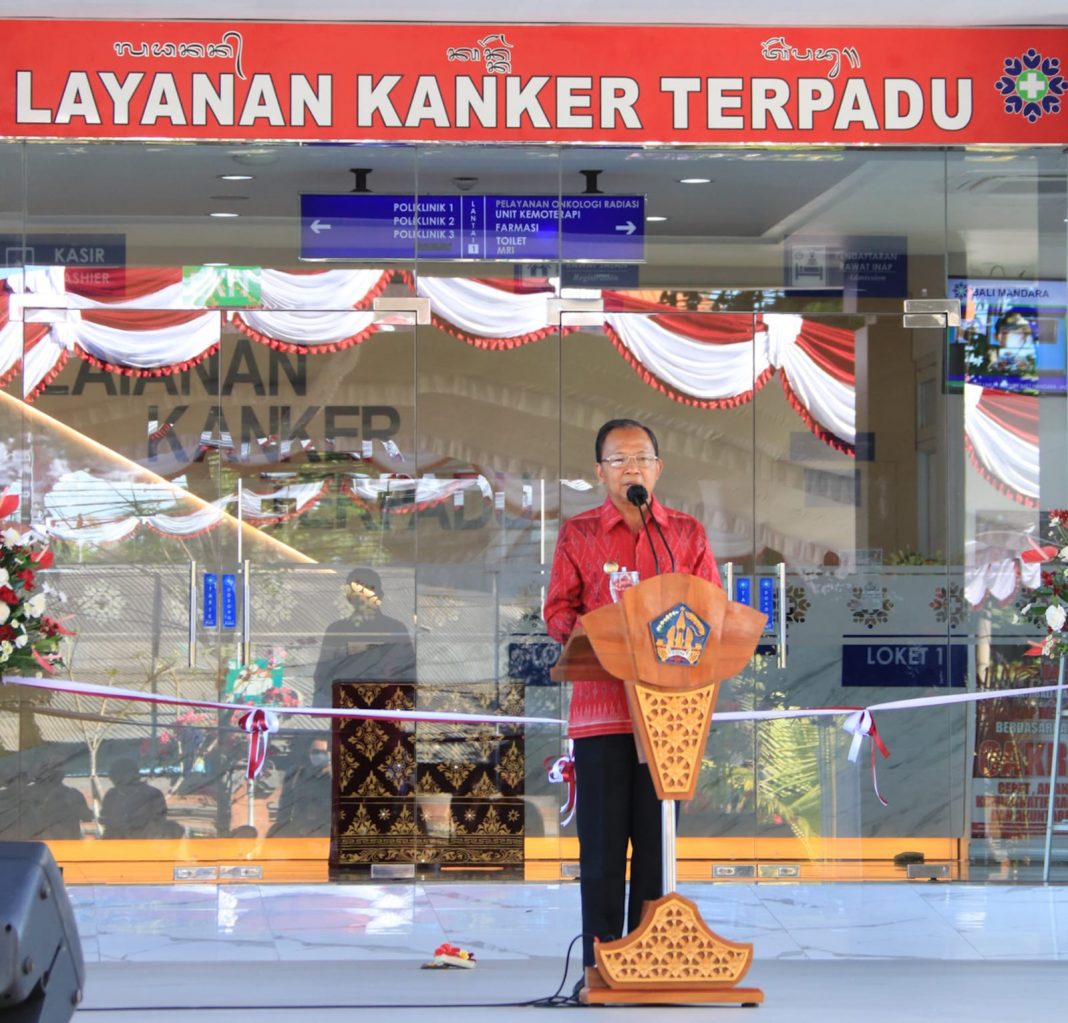Gubernur Wayan Koster Resmikan Gedung Layanan Kanker Terpadu di RSUD Bali Mandara